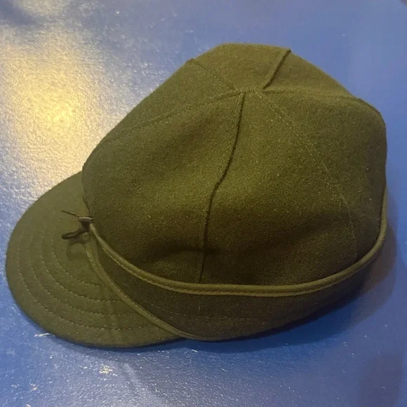Stormy Kromer Original Cap Olive Green Size 7 3/8 USA Made Wool Hat - Picture 4 of 8